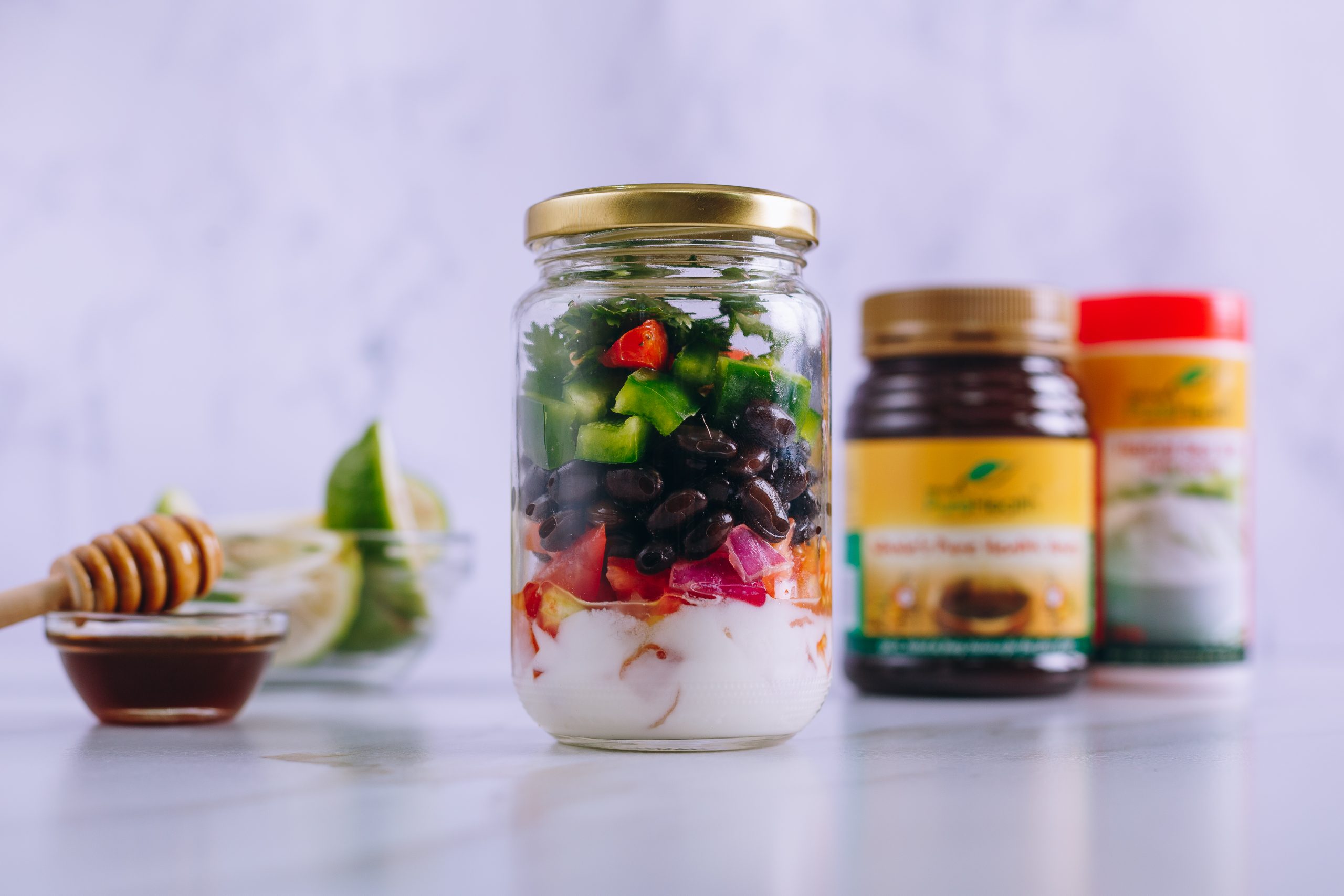 How to make salad in jar - Winnie's PureHealth