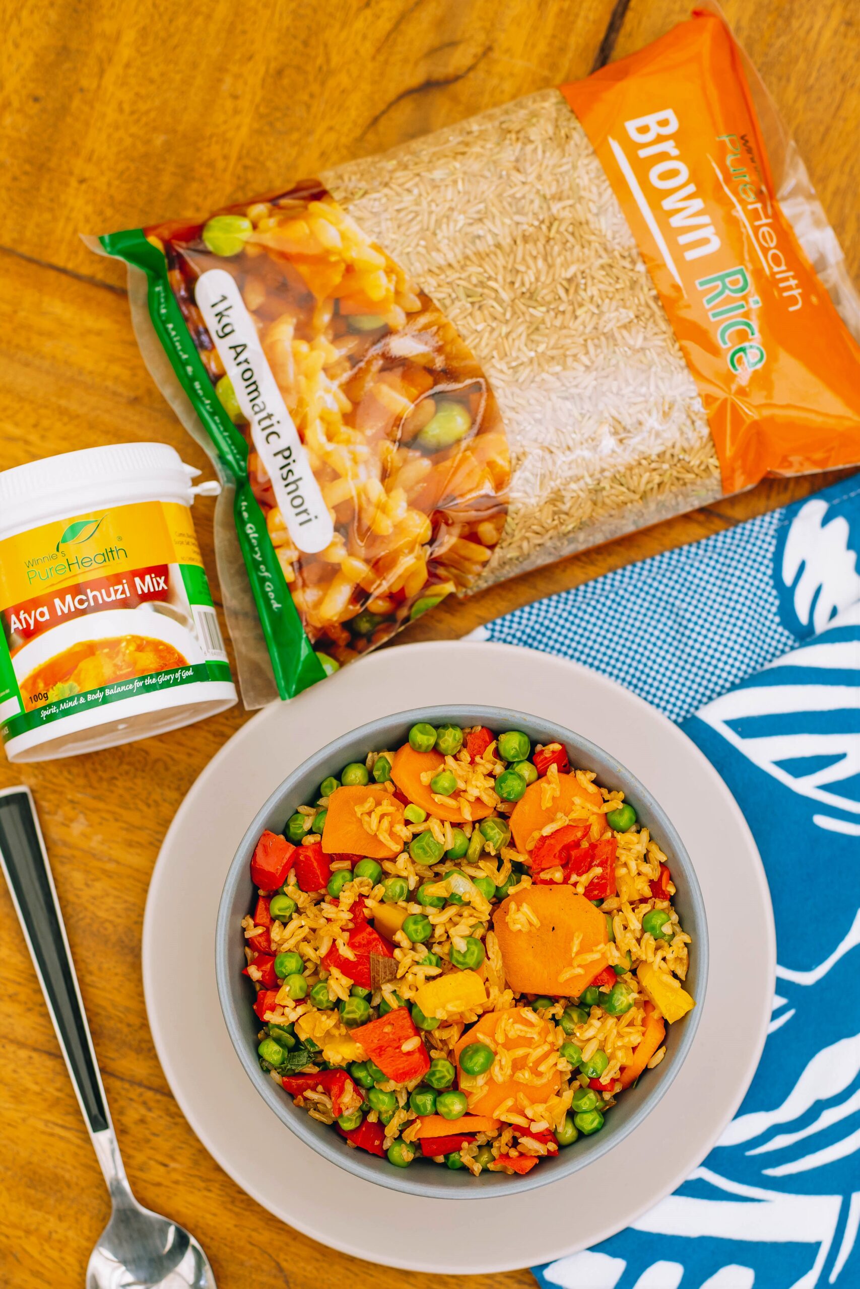 Vegetable Fried Rice - Winnie's PureHealth